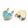 Alloy Enamel Charms ENAM-T012-02E-RS-3