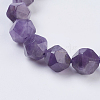 Natural Amethyst Beads Strands X-G-G100-10mm-1-3