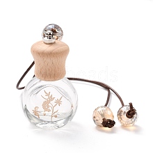 Empty Perfume Bottle Pendants HJEW-C009-03