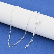 Brass Satellite Chains Necklaces NJEW-U008-04S