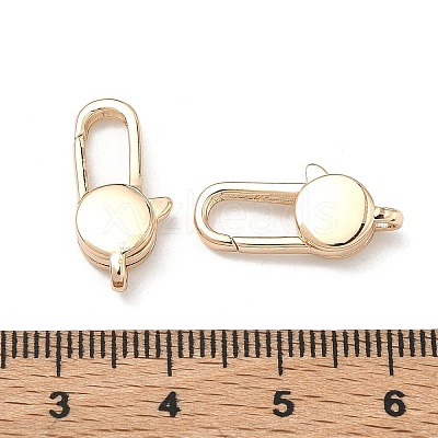 Brass Lobster Claw Clasps KK-G557-21G-1