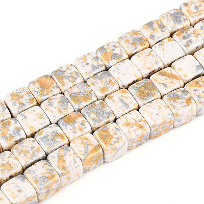 Spray Painted Synthetic Turquoise Beads Strands TURQ-T004-13A-1