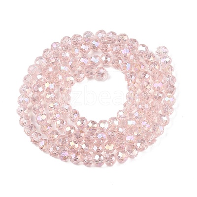 Electroplate Glass Beads Strands X-EGLA-A034-T10mm-B12-1