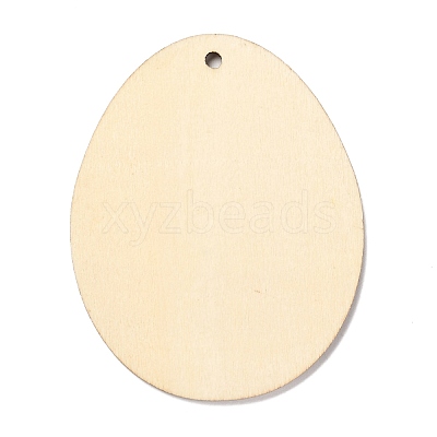 DIY Crafts Easter Egg Shape Cutouts Pendants AJEW-P087-B01-01-1