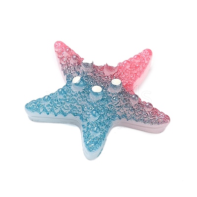 Gradient Color Opaque Resin Decoden Cabochons CRES-P036-01A-04-1