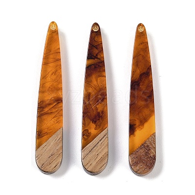 Resin & Wood Pendants WOOD-F015-01C-1