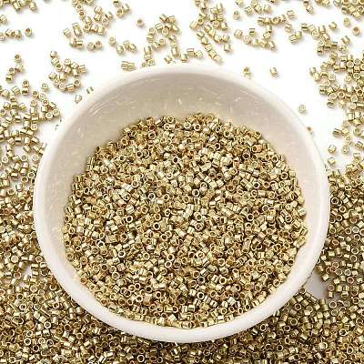Electroplate Glass Seed Beads SEED-S042-01B-11-1