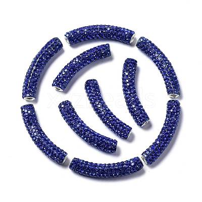 Brass Middle East Rhinestone Beads RB-C1300-2-1