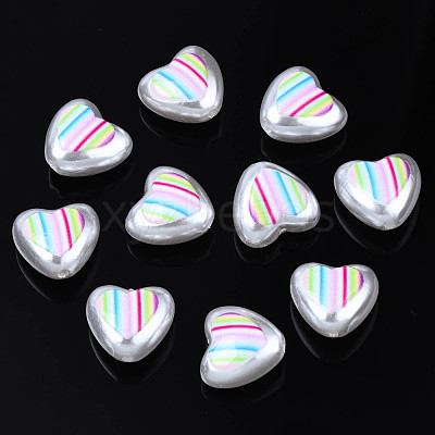 3D Printed ABS Plastic Imitation Pearl Beads KY-S163-438-1
