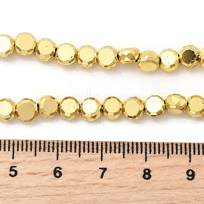 Electroplate Glass Beads Strands EGLA-F166-04A-1