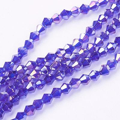 Glass Beads Strands EGLA-S056-05-1