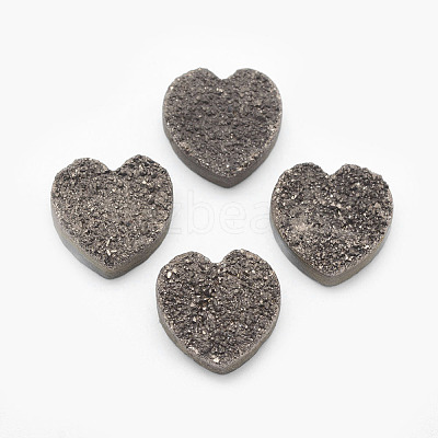 Natural Druzy Quartz Crystal Cabochons G-I207-01L-A-1
