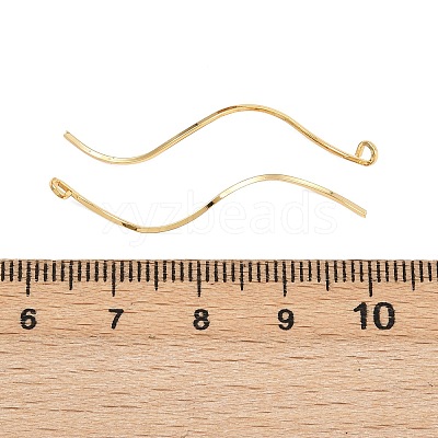Brass Earring Findings KK-A274-17F-G-1