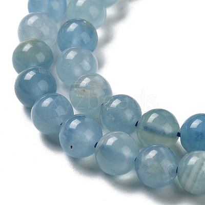 Natural Blue Calcite Beads Strands G-F756-A02-02-1