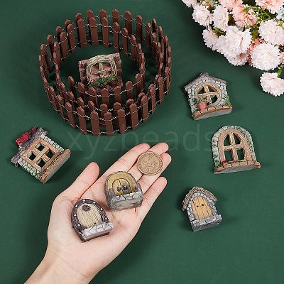 Resin Dollhouse Building Accessories DJEW-GF0001-54-1