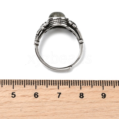 Natural Gemstone Finger Rings RJEW-A084-05AS-1