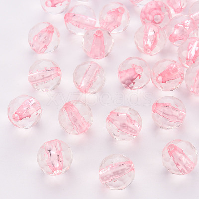 Transparent Acrylic Beads TACR-S154-11A-26-1