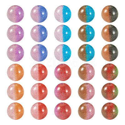 20Pcs 10 Colors Cat Eye Beads FIND-TA0009-88-1