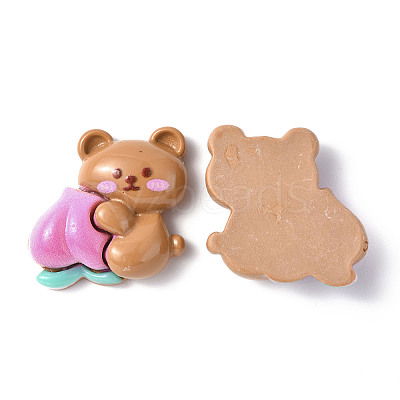 Opaque Resin Cabochons CRES-P023-06B-1