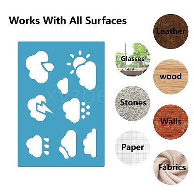 Acrylic Earring Handwork Template DIY-WH0359-019-1