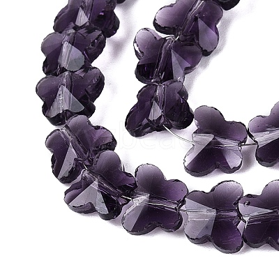 Transparent Glass Beads Strands GLAA-Q118-01A-B08-1
