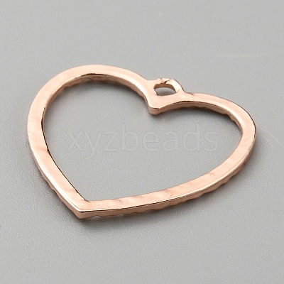 Alloy Open Back Bezel Pendants FIND-TAC0017-41B-RG-1
