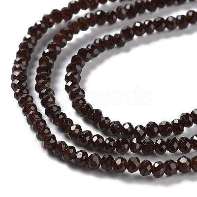Baking Paint Imitation Jade Glass Bead Strands DGLA-A034-J4MM-A11-1