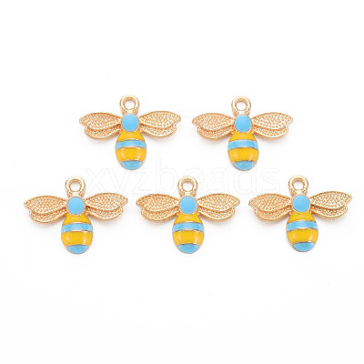 Alloy Enamel Pendants ENAM-S121-174C-RS-1