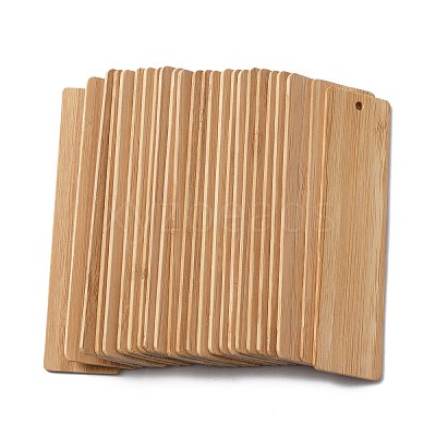 Blank Bamboo Bookmark AJEW-WH0282-58B-1