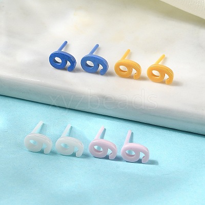 Hypoallergenic Bioceramics Zirconia Ceramic Stud Earrings EJEW-C065-03J-1