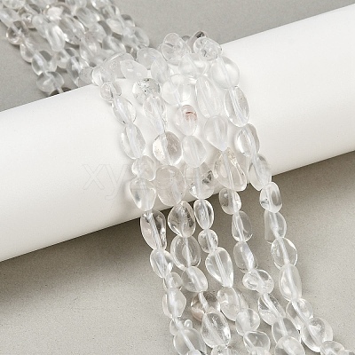 Natural Quartz Crystal Beads Strands G-P433-21-1