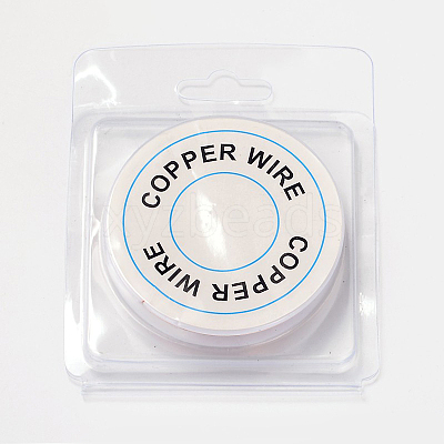Round Copper Jewelry Wire X-CW0.4mm010-1