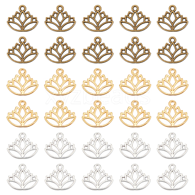 120Pcs 3 Colors Alloy Pendants FIND-UN0002-47-1