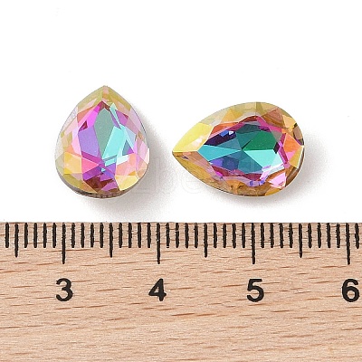 Glass Rhinestone Cabochons RGLA-L029-04A-HELA-1