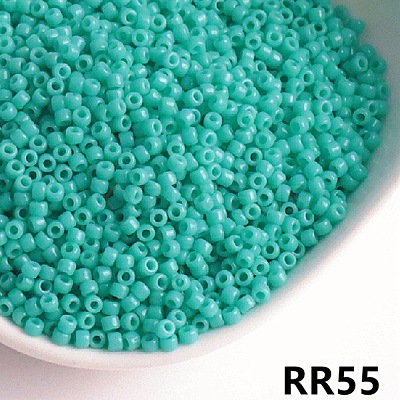 Opaque 11/0 Glass Seed Beads SEED-I013-2mm-RR55-1