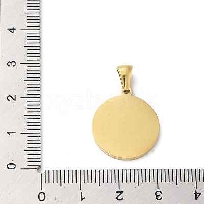 Ion Plating(IP) 304 Stainless Steel Pendants STAS-I204-R-G-1