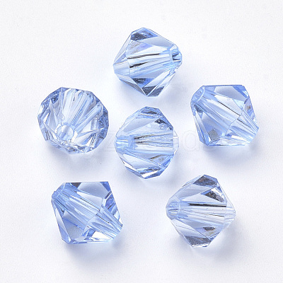 Transparent Acrylic Beads TACR-S146-4mm-16-1