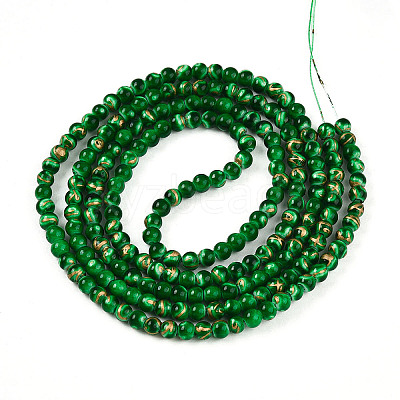 Baking Paint Glass Beads X1-DGLA-N010-4mm-04-1