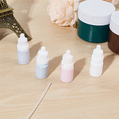 50 Pcs Plastic Glue Bottles with 2Pcs Disposable Plastic Dropper with 2Pcs Transparent Plastic Funnel Hopper AJEW-OC0005-27B-1