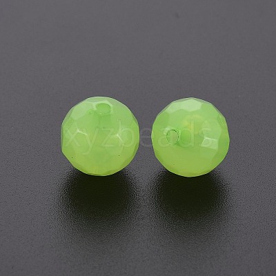 Imitation Jelly Acrylic Beads MACR-S373-97B-E06-1