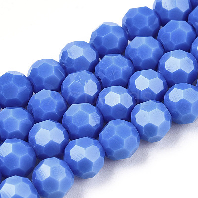 Opaque Glass Beads Stands X-EGLA-A035-P6mm-D07-1