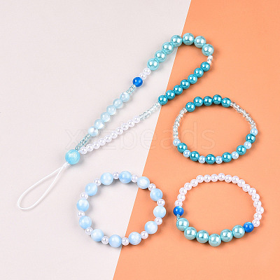 DIY 24 Style Acrylic & Resin Beads Jewelry Making Finding Kit DIY-NB0012-01H-1