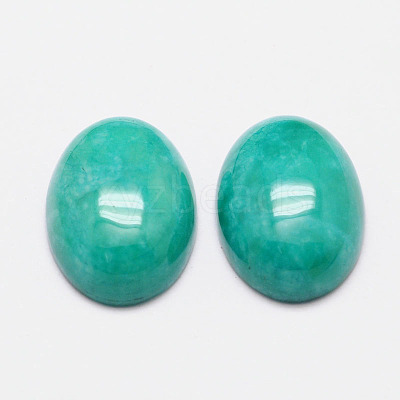 Imitation Amazonite Cabochons G-K021-18x13mm-09-1