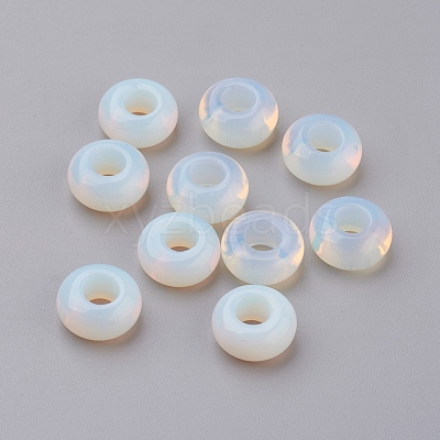 Opalite European Beads X-G-G740-14x8mm-20-1