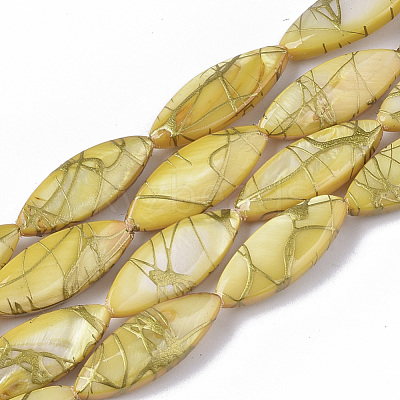 Drawbench Freshwater Shell Beads Strands X-SHEL-T014-008B-05-1