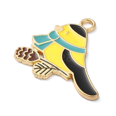 Alloy Enamel Pendants ENAM-U001-03F-G-1