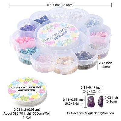 DIY Gemstone Bracelet Making Kit DIY-YW0006-65-1