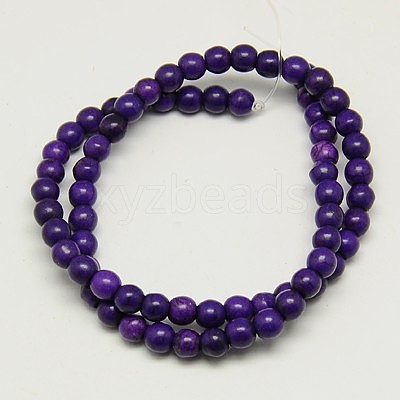 Synthetic Turquoise Beads Strands TURQ-G106-8mm-02M-1