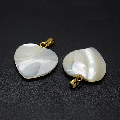 Shell Pendants SSHEL-E564-23A-G-1