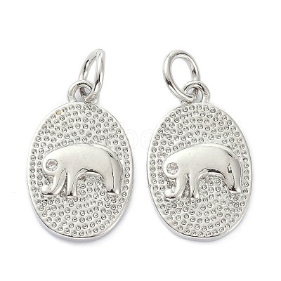 Rack Plating Brass Rhinestone Pendants KK-B046-10P-1